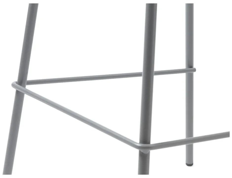 Sgabello da bar grigio in plastica (altezza della seduta 67,5 cm) Whitby – Unique Furniture