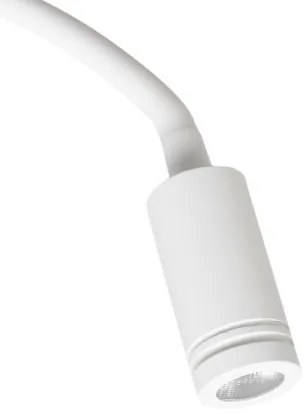 Lampada da parete flessibile a LED con USB BASE LED/8W+LED/2W/230V bianca