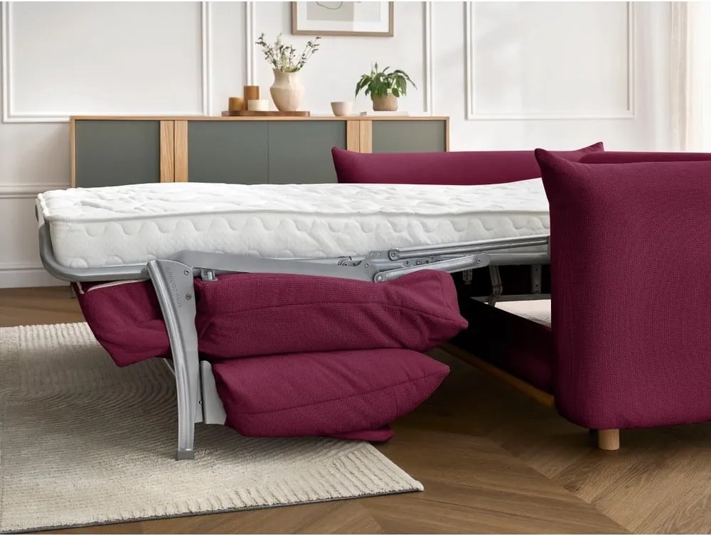 Divano burgundi allungabile 214 cm Ernest – Bobochic Paris