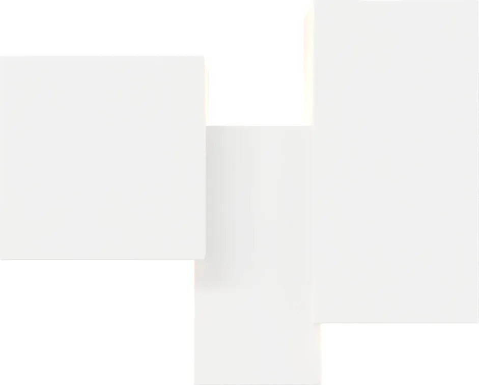 Applique da Parete 4xG9 PARALLEL 4 in Gesso Pitturabile