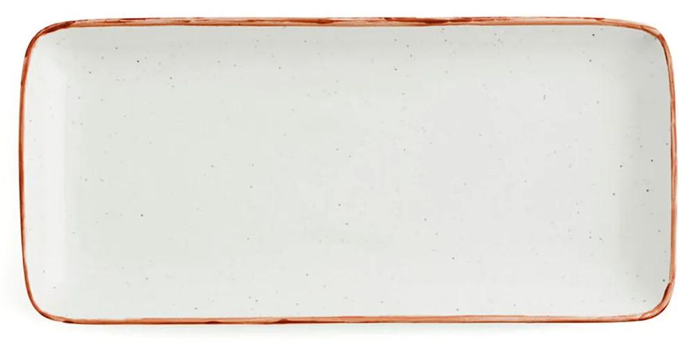 Teglia da Cucina Ariane Terra Rettangolare Ceramica Beige (36 x 16,5 cm) (6 Unità)