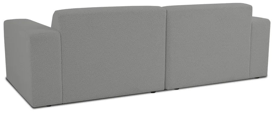 Divano bouclé grigio 228 cm Roxy - Scandic