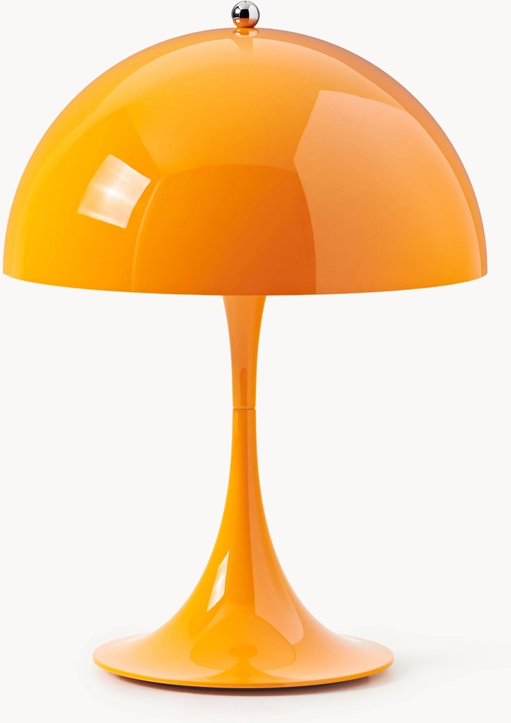 Lampada da tavolo portatile a LED con luce regolabile Panthella 250, Design Verner Panton