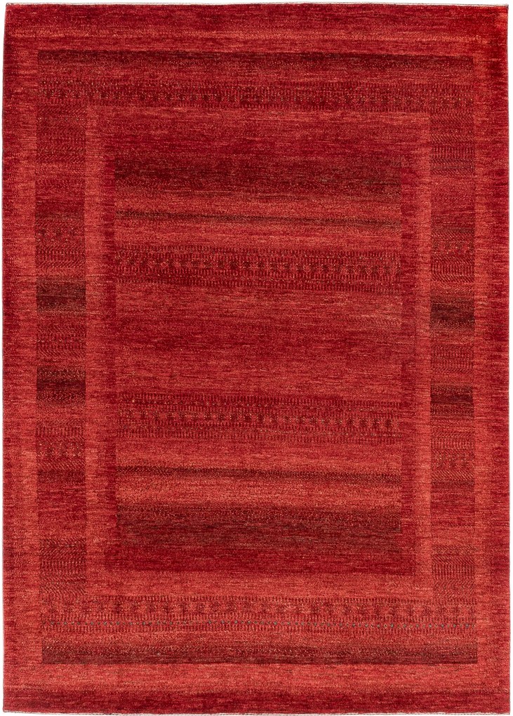 Loribaft Tappeto 230 x 170 Rosso (Iran) Annodato A Mano