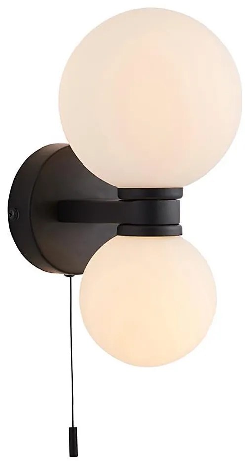 Endon 93523 - Applique da bagno PULSA 2xG9/3W/230V IP44 nero