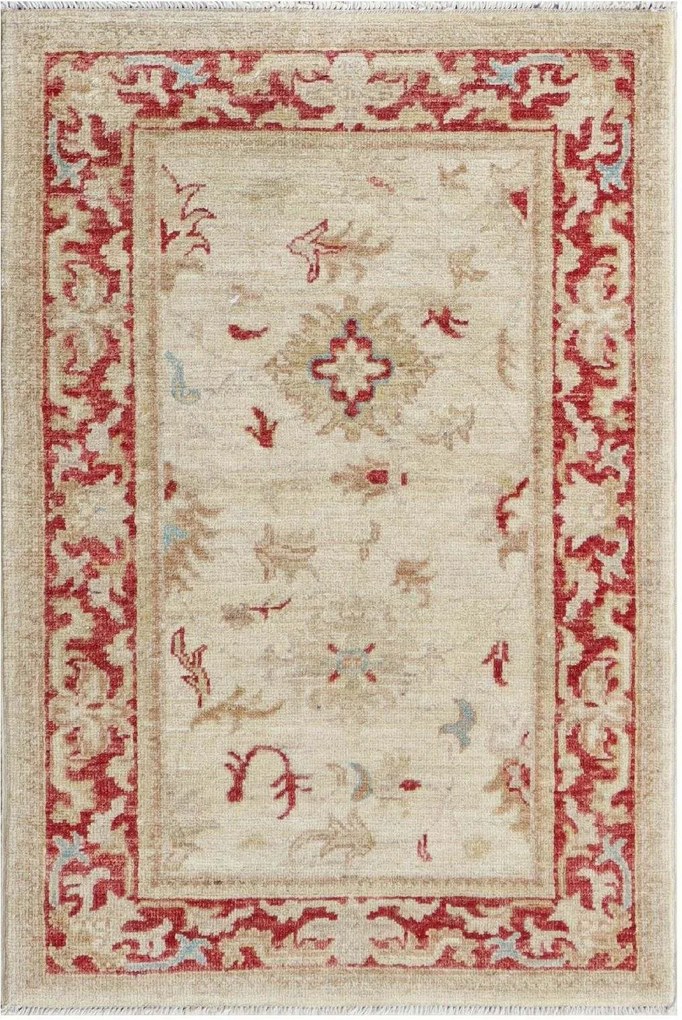 Ziegler Tappeto 60 x 100 Beige (Pakistan) Annodato A Mano