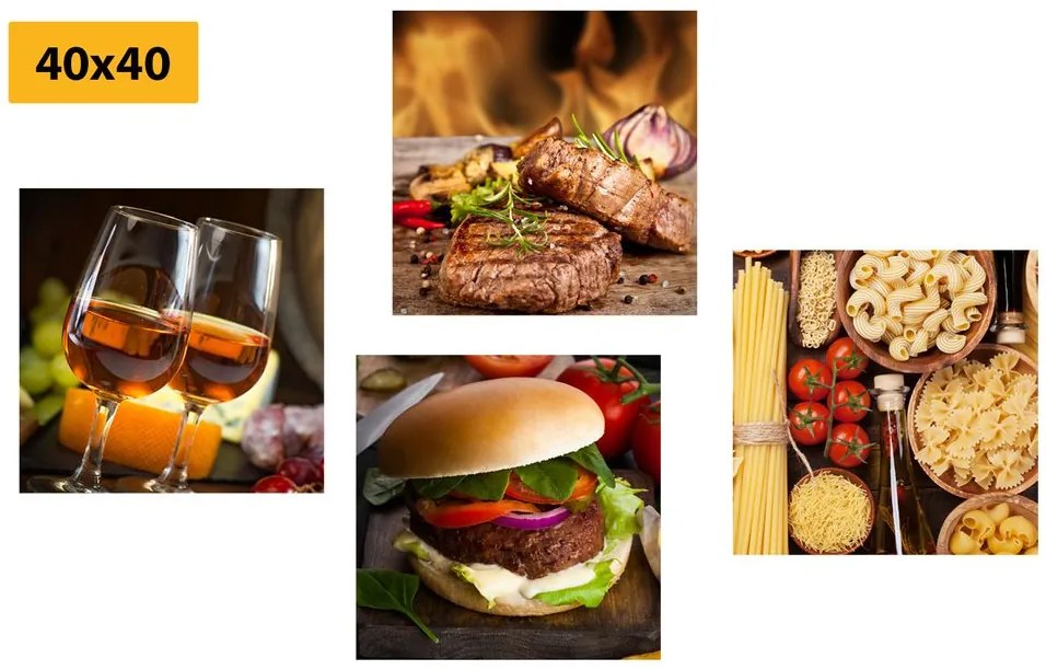 Set di quadri – Arte culinaria