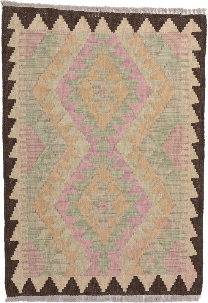 Kilim Tappeto 80x60 (Pakistan) Tessuto A Mano
