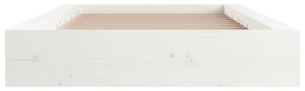 Giroletto Bianco 90x190 cm Single in Legno Massello