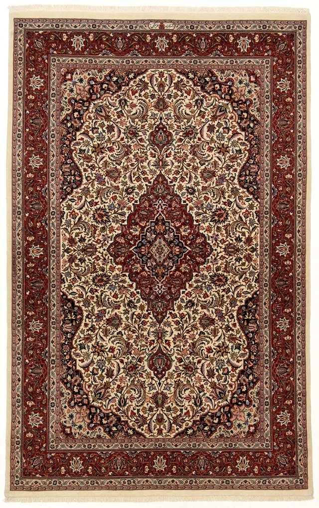 Isfahan Tappeto persiano 220x140 (Iran) Annodato A Mano