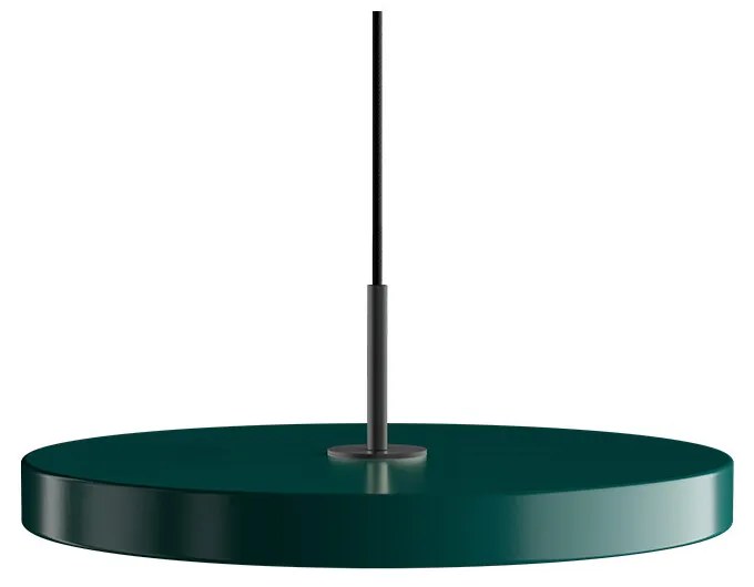 Asteria Plus Lampada a Sospensione Medium Forest Verde/Nero Top - UMAGE