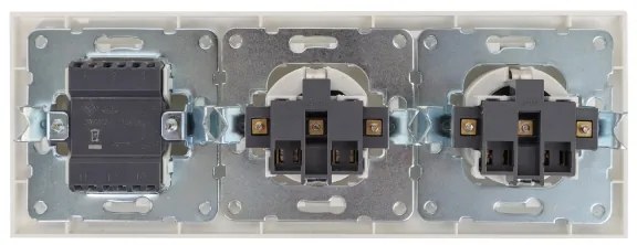 Aigostar - Confezione da 2 prese domestiche con interruttore 2x16A/250V SCHUKO