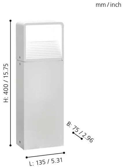 Eglo 98267 - Lampada LED da esterno DONINNI LED/6W/230V IP44