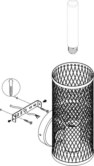 Eglo 43538 - Applique REDCLIFFE 1xE27/40W/230V