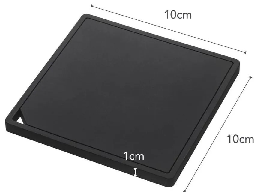 Tappetino nero quadrato per pentole calde Tower - YAMAZAKI