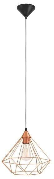 Eglo 94194 - Lampadario TARBES 1xE27/60W/230V