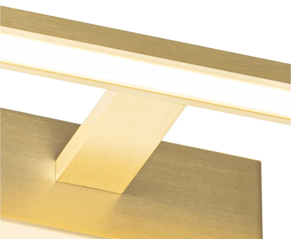 Lampada da parete in ottone 41,5 cm con LED IP44 - Jerre