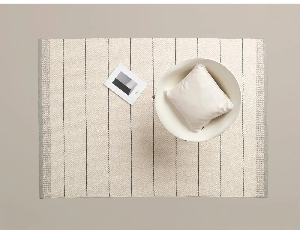 Passatoia da interno/esterno grigio chiaro/color crema 85x200 cm Belle Warm Grey – Pappelina