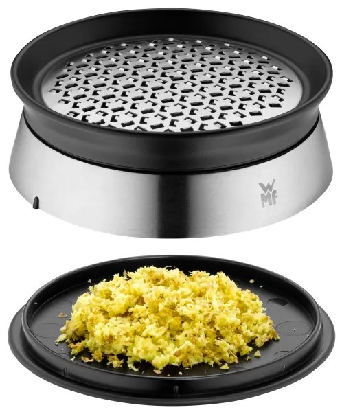 WMF - Grattugia per zenzero Ø 9 cm acciaio inox/nero