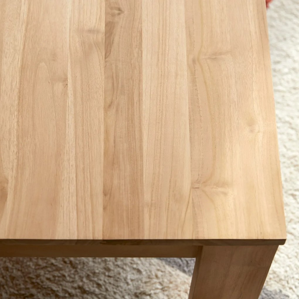 Tikamoon - tavolino basso mobile legno massello teak soggiorno 120x80 soggiorno salone