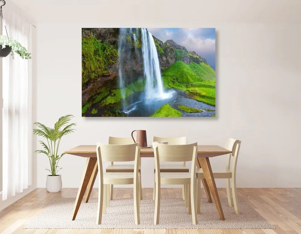 Quadro su tela – Cascata in Islanda