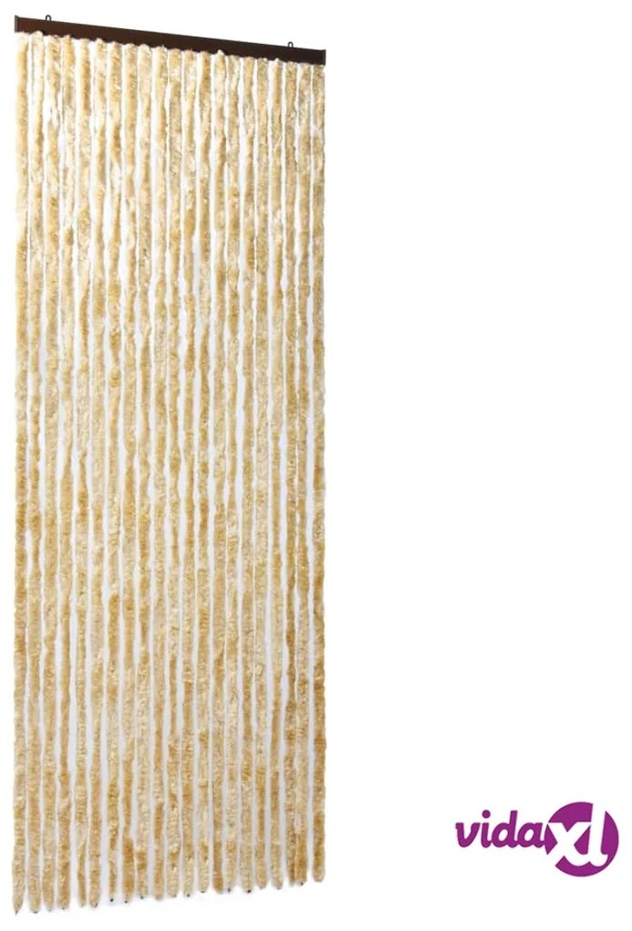 vidaXL Zanzariera Beige 90x220 cm Ciniglia