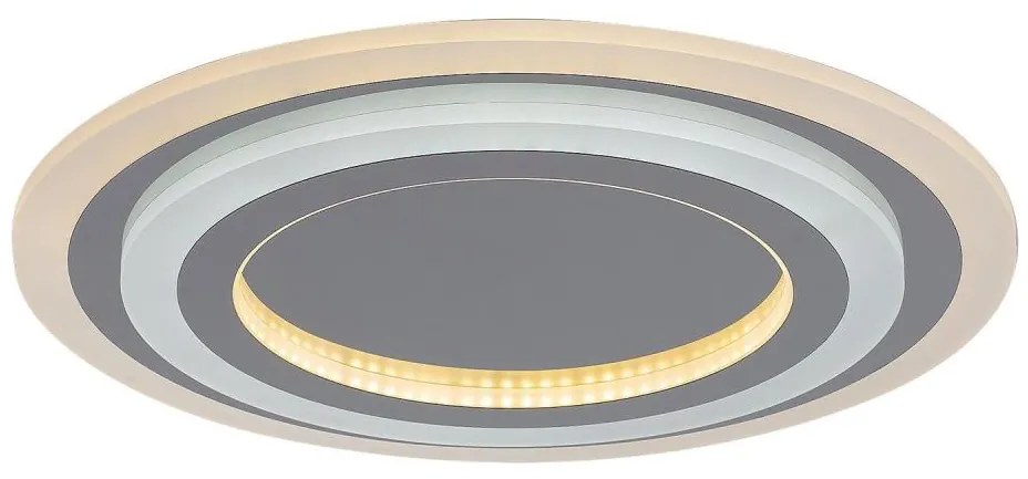 Rabalux 71315 - Plafoniera LED dimmerabile da soffitto TANELI 56W/230V 3000/4000/6000K finitura cromata + telecomando
