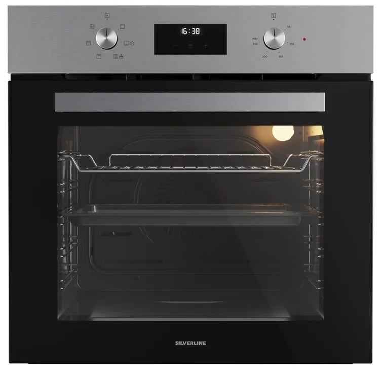 Forno da incasso elettrico multifunzione ventilato SILVERLINE BO6502 inox