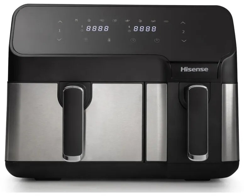 HAF2900D Friggitrice ad Aria Calda Doppio Cestello 1700 w Nero - Hisense
