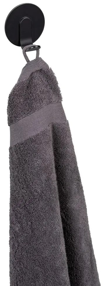 Ganci metallici autoportanti nero opaco in set di 2 pezzi Bivio - Wenko