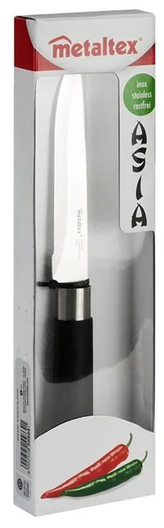 Coltello in acciaio inox, lunghezza 24 cm Asia - Metaltex