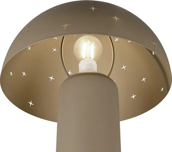 Reality - Lampada da tavolo SETA 1xE14/28W/230V taupe