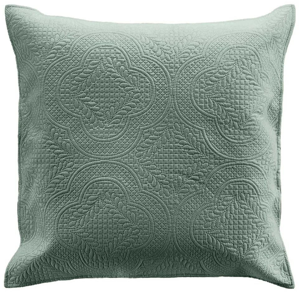 Set con copriletto e federa verde in microfibra 240x260 cm Romane – douceur d'intérieur