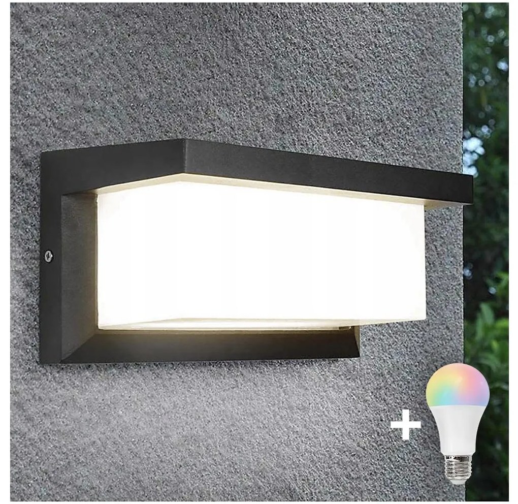 Applique da esterno dimmerabile LED RGBW NEELY 1xE27/9W/230V IP54 antracite