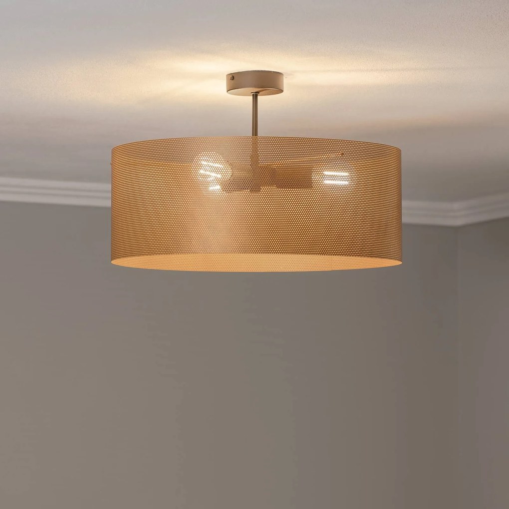 Euluna plafoniera Zofia, color oro Ø 50 cm