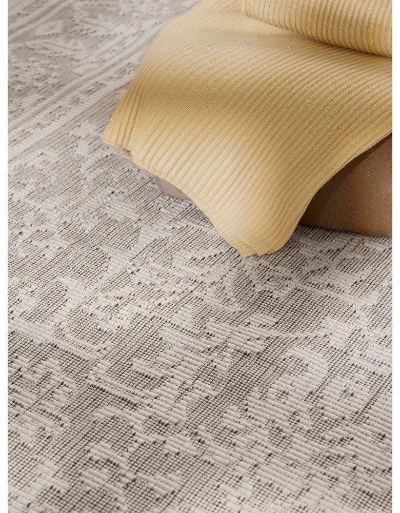 Tappeto da interno/esterno grigio/avorio 200x290 cm Duet Kona – NORTHRUGS