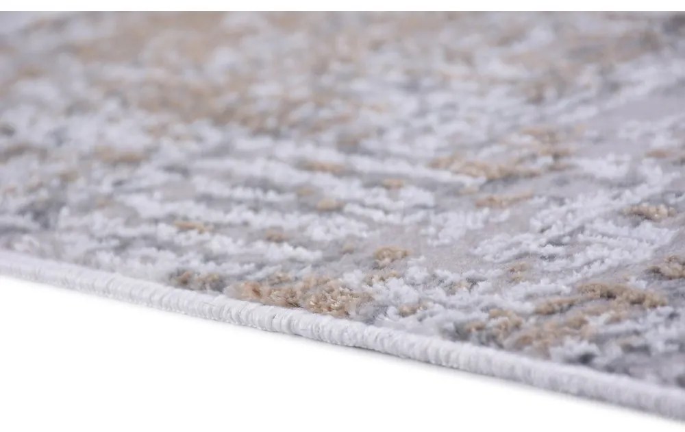 Passatoia per scale grigio e beige in cotone set da 16 pz 25x65 cm Milano Bej - Vitaus