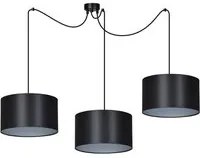 Lampada a Sospensione Roto, Nero, Acciaio, 180x180x35 cm, EPIKASA