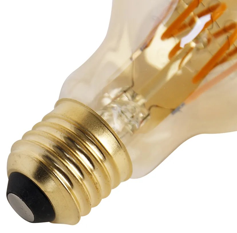 Set di 5 lampadine a spirale LED E27 dimmerabili A60 Goldline 4W 270 lm 2200K