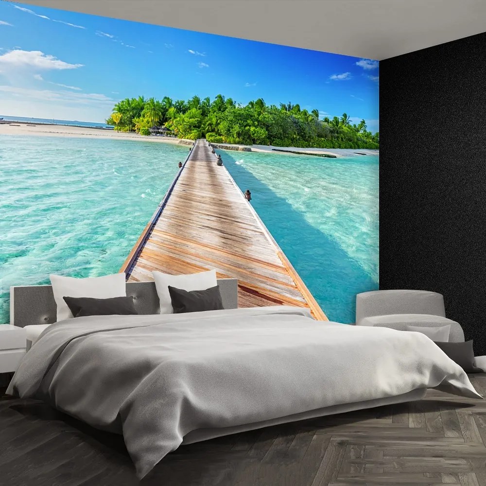 Carta da parati Molo oceanico 104x70 cm