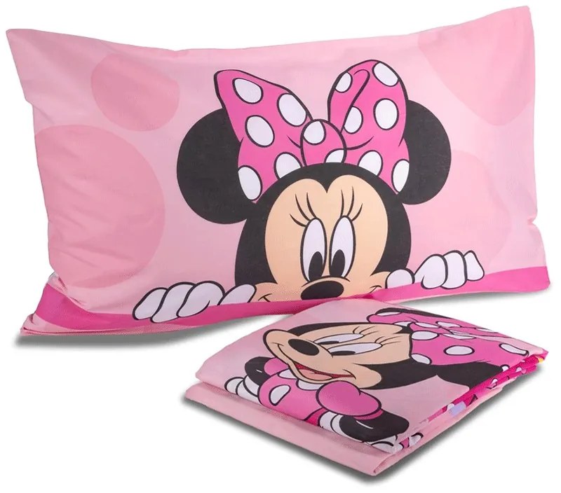 Lenzuola lettino singolo Minnie Disney