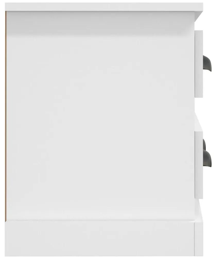 Mobile Porta TV Bianco 100x35,5x45 cm in Legno Multistrato