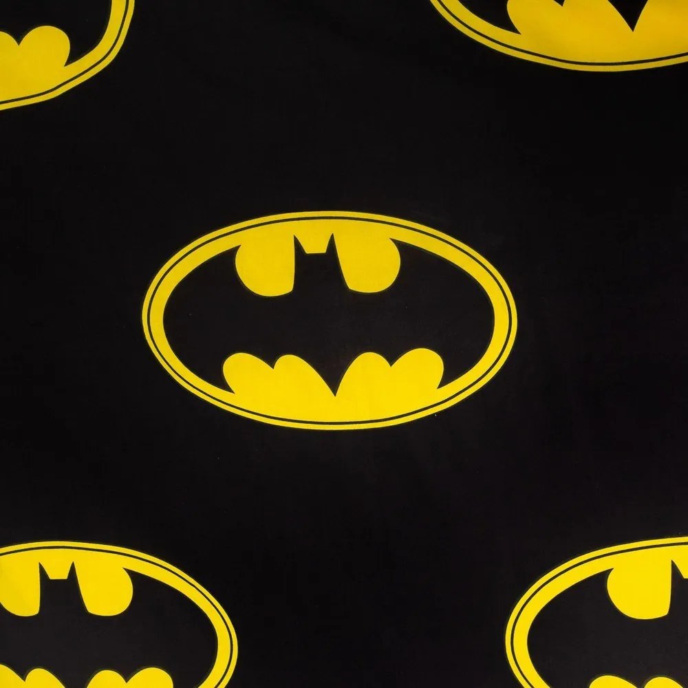 Set copripiumino e federa da bambini in cotone per letto singolo 140x200 cm Batman "The Emblem" – Jerry Fabrics