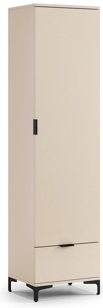 Armadio LANA SZ-50 Beige (Champagne) - GUARDAROBA 1 ANTA CON CASSETTO
