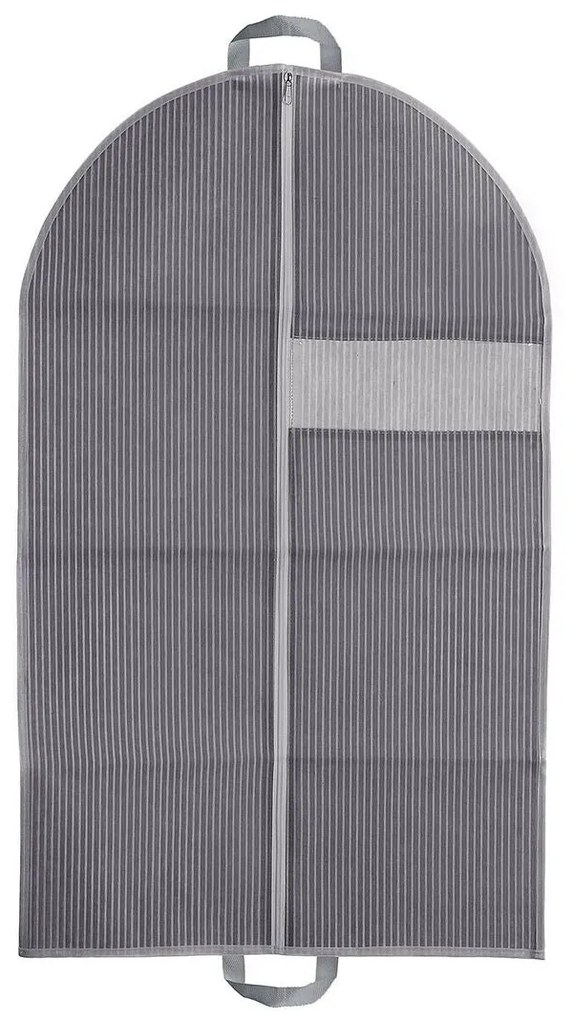 Custodia per Vestiti Versa Righe Grigio 100 x 60 cm