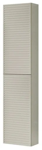 Colonna per mobile bagno Pixel Stripes 2 ante P 27 x L 30 x H 160 cm laccato opaco grigio pastello