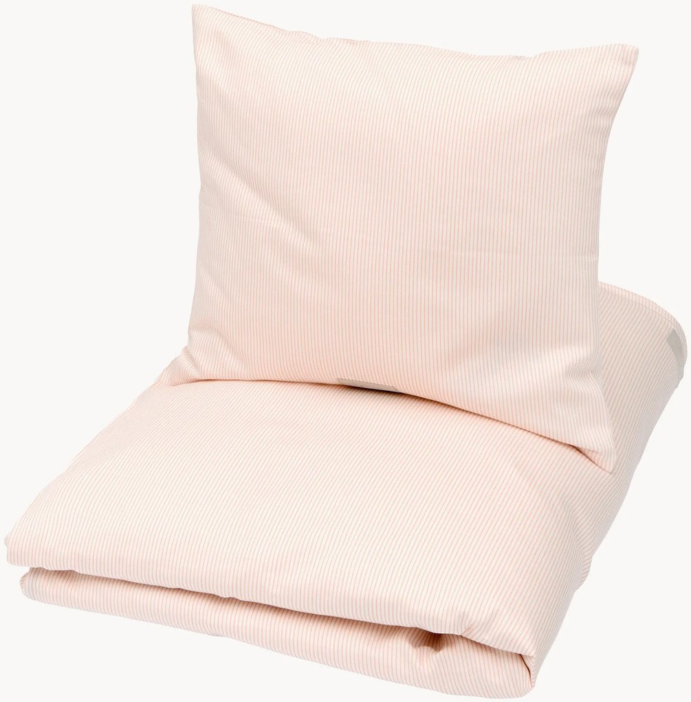 Set biancheria da letto in raso di cotone Stripes, varie misure