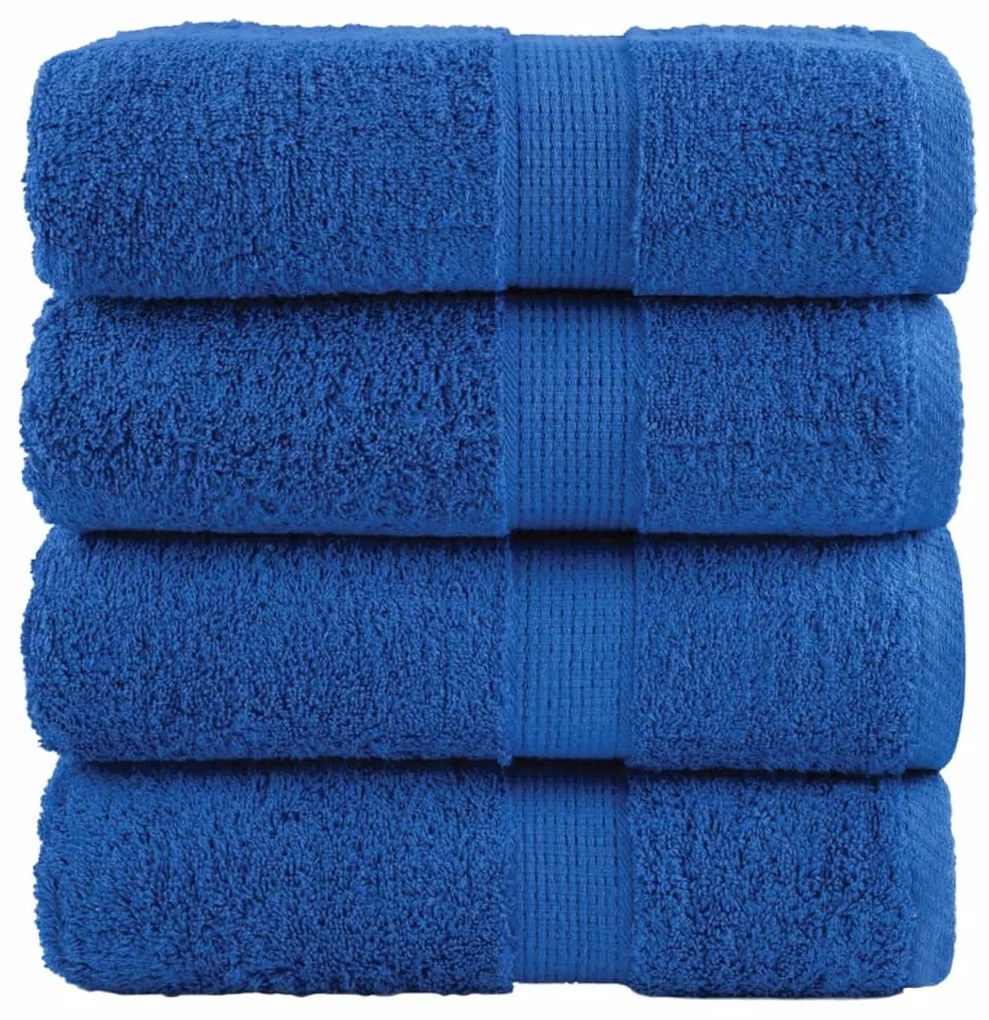 Salviette Solund 4 Pz Blu 30x30 Cm 600gsm /