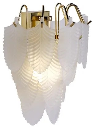 Searchlight 48910-1SB - Applique da parete FEATHER 1xE14/60W/230V