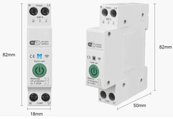Immax NEO 07574L - Interruttore Smart Monofase 1-63A Wi-Fi Tuya
